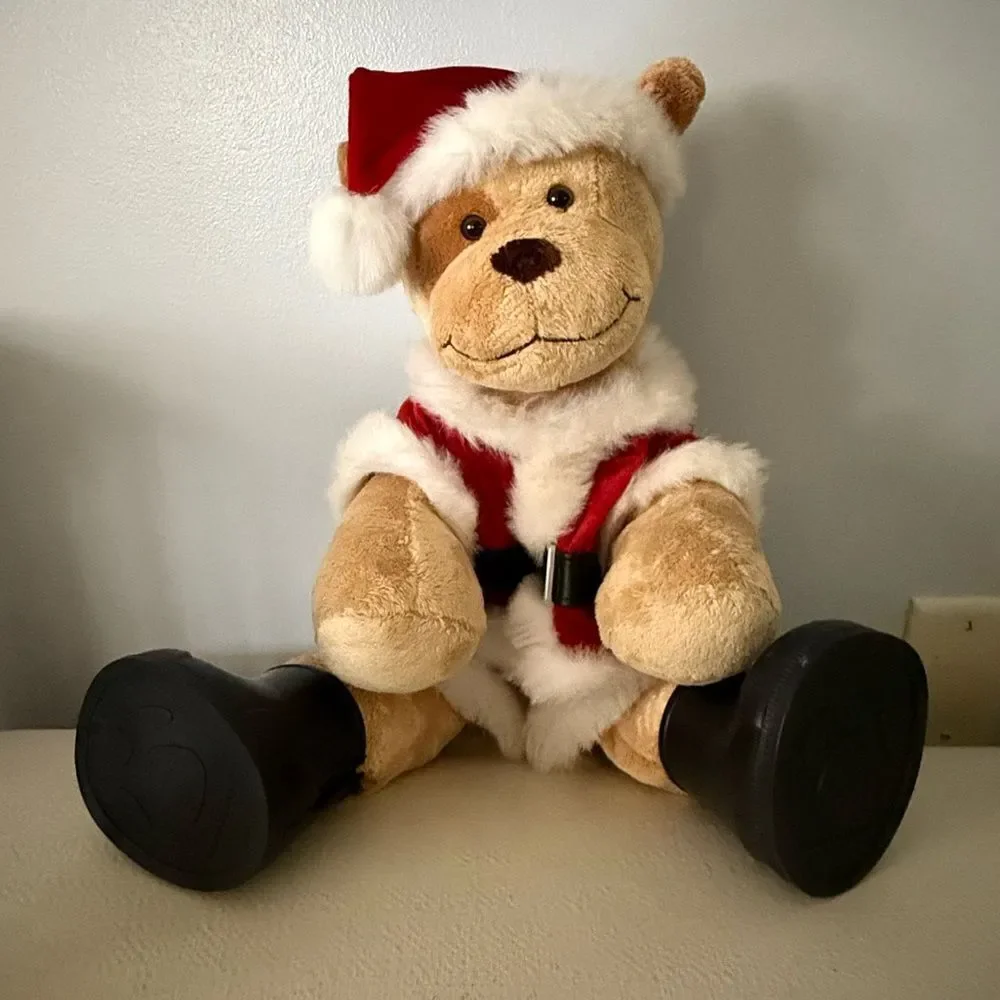 Build A Bear Dog In Santa Costume